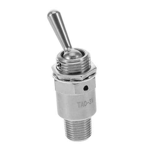 HIAKDOFT Pneumatischer Mechanischer Luftschalter Tac mit Robustem Stahlgehäuse Manueller Bedienknopf für Präzise Steuerung Pneumatischer Systeme Langlebiger Air Toggle Switch Ersatz HIAKDOFT Pneumatischer Mechanischer Luftschalter Tac mit Robustem Stahlgehäuse Manueller Bedienknopf für Präzise Steuerung Pneumatischer Systeme Langlebiger Air Toggle Switch Ersatz von HIAKDOFT