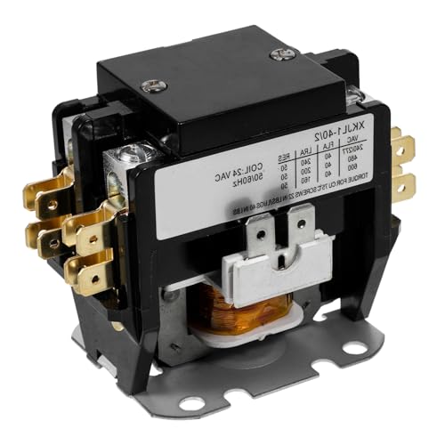 HIAKDOFT Poliger Ampere Klimaanlagen Kontaktor Vac Spulenleistung Langlebiger Kompressor und Kondensatorkontaktor für Klimatisierungs und Kühlsysteme Einfache Installation und von HIAKDOFT