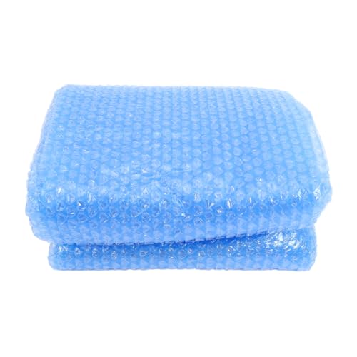 HIAKDOFT Poolabdeckung Poolblase rechteckig Schwimmbecken Schaum Schwimmbad Pool-Schutzabdeckung Swimmingpool -Liner Blasenabdeckungen für Pools Pool-Isolierblasenabdeckung Sport Blau von HIAKDOFT