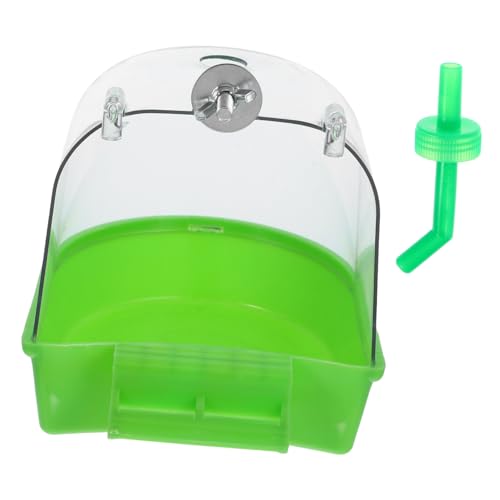 HIAKDOFT Praktische Hängende Vogelbadewanne aus Langlebigem Kunststoff mit Auslaufschutz für Papageien und Kleine Vögel Einfach zu Montieren im Käfig Multifunktional für Sand Wasserbäder HIAKDOFT Praktische Hängende Vogelbadewanne aus Langlebigem Kunststoff mit Auslaufschutz für Papageien und Kleine Vögel Einfach zu Montieren im Käfig Multifunktional für Sand Wasserbäder von HIAKDOFT