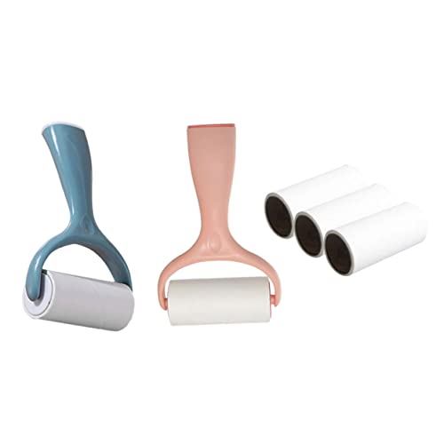 HIAKDOFT Praktischer Fusselroller mit Teilen Inklusive mit Tiefblauem und Rosa Griff Wiederverwendbarem Tierhaarentferner für Kleidung Sofa und Haustierhaare Kompakt und Langlebig für HIAKDOFT Praktischer Fusselroller mit Teilen Inklusive mit Tiefblauem und Rosa Griff Wiederverwendbarem Tierhaarentferner für Kleidung Sofa und Haustierhaare Kompakt und Langlebig für von HIAKDOFT
