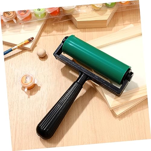 HIAKDOFT Printwalze aus Langlebigem Gummi für Bastel und Druckprojekte Glatte Oberfläche für Gleichmäßiges Färben Abnehmbarer Griff als Stamping Tool und Roller für Printmaking HIAKDOFT Printwalze aus Langlebigem Gummi für Bastel und Druckprojekte Glatte Oberfläche für Gleichmäßiges Färben Abnehmbarer Griff als Stamping Tool und Roller für Printmaking von HIAKDOFT