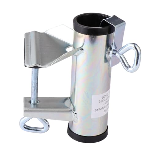 HIAKDOFT Robuster Gartenschirmhalter aus Verzinkter mit Verstellbarer Schraubklemme für Schnelle Befestigung von Sonnenschirmen an Zäunen und Booten Tragbar und Platzsparend HIAKDOFT Robuster Gartenschirmhalter aus Verzinkter mit Verstellbarer Schraubklemme für Schnelle Befestigung von Sonnenschirmen an Zäunen und Booten Tragbar und Platzsparend von HIAKDOFT