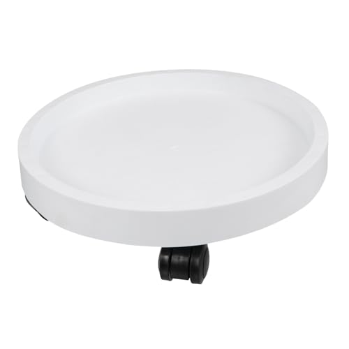 HIAKDOFT Robuster Runder Pflanzenroller mit Universalrollen Stabiler Blumentopfuntersetzer aus Hochwertigem Material Kratzschonend für Böden für Innen Außenbereiche Wie Balkon Garten und von HIAKDOFT