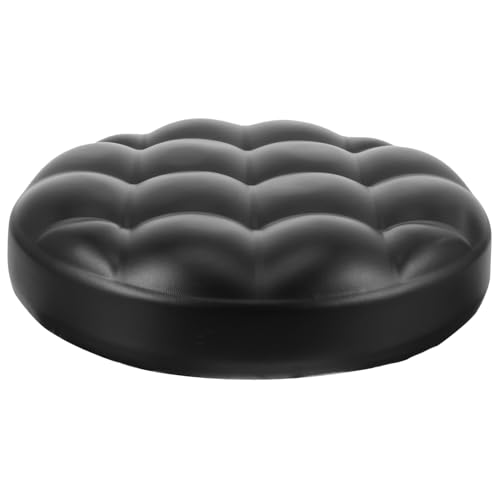 HIAKDOFT Rund PU Stuhl Sitzfläche Ersatzsitz Barhocker Polster Sitzkissen mit Schwamm Gepolstert Robust Langlebig Einfach zu Reinigen für Drehstuhl Gartenstuhl von HIAKDOFT