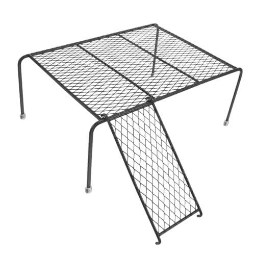 HIAKDOFT Rutin Hühnerplattform aus Stabilem Eisen für Kleintiere Robustes Kletterspielzeug mit Rampe Fördert Bewegung Koordination und Gleichgewicht für Hühnerstall und Haustierkäfig von HIAKDOFT