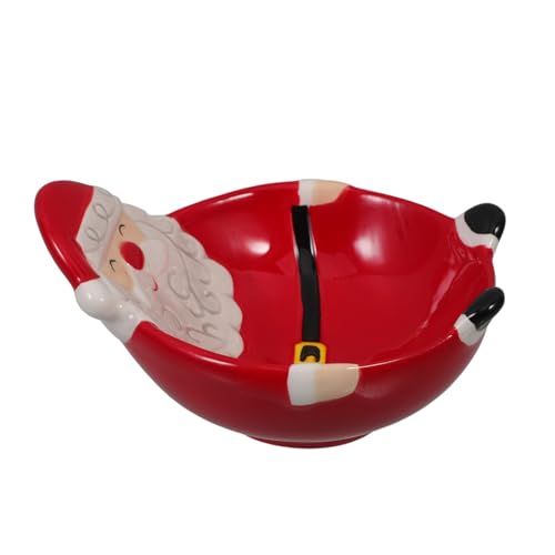 HIAKDOFT Santa Bowl Weihnachtsbonbonschale Weihnachten Obst Weihnachtsfruchtschale Bonbonschalen Dessertschalen Bonbonglas Schüssel Dessertschale Für Den Haushalt Keramik HIAKDOFT Santa Bowl Weihnachtsbonbonschale Weihnachten Obst Weihnachtsfruchtschale Bonbonschalen Dessertschalen Bonbonglas Schüssel Dessertschale Für Den Haushalt Keramik von HIAKDOFT