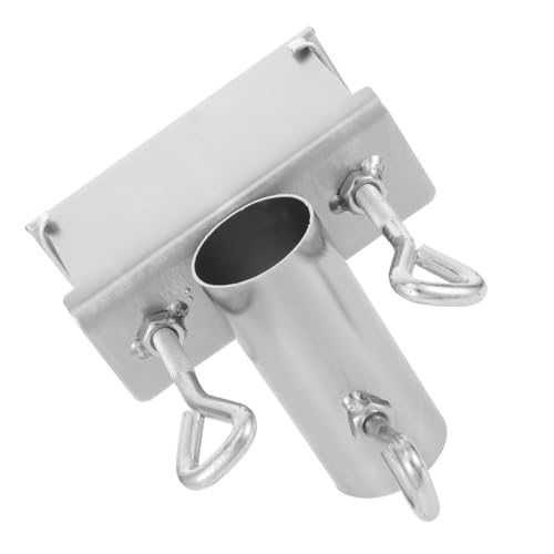 HIAKDOFT Schirmhalter für Garten und Strand aus Robustem Eisen mit Gummipad Windfester Sonnenschirmhalter für Camping Angeln Picknick Vielseitig Einsetzbar Flexibel und Tragbar von HIAKDOFT