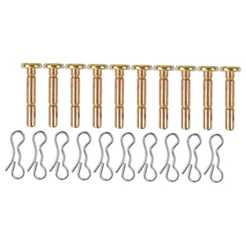 HIAKDOFT Schneefräsen Scherstifte und Splinte Ersatzteile für Thrower und Snowblower Rostfrei Sicherer Betrieb Leichtes Design Kompatibel Einfach zu Wechseln von HIAKDOFT