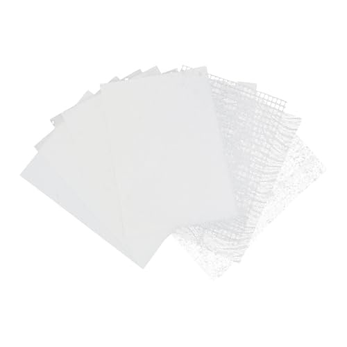 HIAKDOFT Scrapbooking Papier Netzgewebe Teiliges Strukturiertes Bastelpapier DIY Kartenherstellung Geschenkverpackung Handgefertigt Dekoratives Scrapbook Zubehör von HIAKDOFT