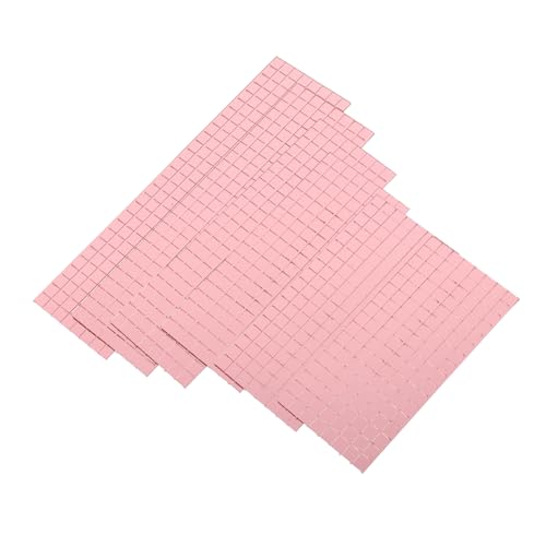 HIAKDOFT Selbstklebende Mosaikfliesen Quadratische Acryl Spiegelsteine Robuste DIY Bastelsteine Gesamtlänge für Wand Rahmen und Glasdekorationen von HIAKDOFT