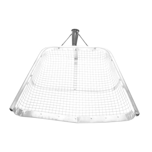 HIAKDOFT Siebschaufel mit Extra Großem Kopf und Glatten Kanten Robuste Handschaufel für Garten und Landwirtschaft Ergonomisch Geformt Langlebig und Vielseitig für Erde Getreide und Mais von HIAKDOFT