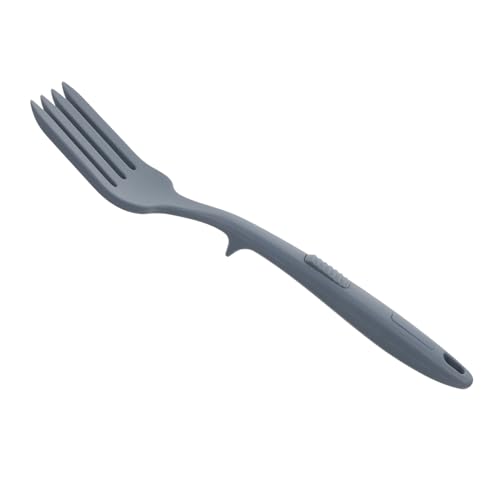 HIAKDOFT Silikon Küchen Gabel Ergonomisch Groß Spülmaschinenfest Rutschfest Serviergabel Vielseitig für Pasta Kochen Camping Restaurants HIAKDOFT Silikon Küchen Gabel Ergonomisch Groß Spülmaschinenfest Rutschfest Serviergabel Vielseitig für Pasta Kochen Camping Restaurants von HIAKDOFT