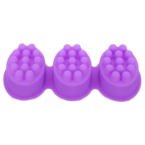 HIAKDOFT Silikon Seifenform Oval Fach Massageform DIY Seifenherstellung Weiche Antihaft Silikonform Für Handgemachte Seife Basteln Küche Haushalt von HIAKDOFT