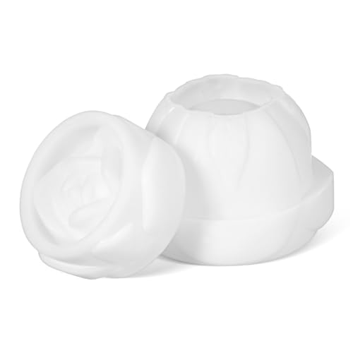 HIAKDOFT Silikonform Jar Robuste Gießform für Harz Elegantes Rosen Design Vielseitige Schmuck und Aufbewahrungsbox für DIY Bastelprojekte Teiliges Silikonform von HIAKDOFT