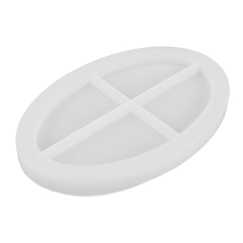 HIAKDOFT Silikonform Ovaler Tablett Gießform Flexibel Wiederverwendbar DIY Schmuckablage Harz Tray Mold Glatte Oberfläche Verschleißfest für Epoxidharz Bastelarbeiten und Dekorationen von HIAKDOFT