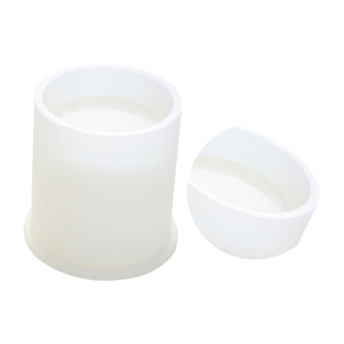 HIAKDOFT Silikonform Zylindrische Form für Kristallharz DIY Epoxidharz Fondant Kuchenform Stiftbehälter Backform Hitzebeständig Ungiftig Leicht zu Reinigen von HIAKDOFT