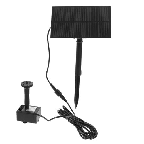 HIAKDOFT Solarbrunnenpumpe Robuste Solarpumpe für Garten und Teich Langlebig mit Solarantrieb Einzigartigem Design und Elegantem Wasserfluss für Ihren Außenbereich von HIAKDOFT