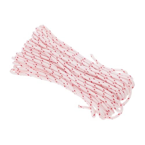 HIAKDOFT Starterseil für Rasenmäher Zugseil mit Rotem Punktmuster Kompatibel für Rasenmäher Motorsense Kettensäge Einfach zu Ziehen Langlebig von HIAKDOFT