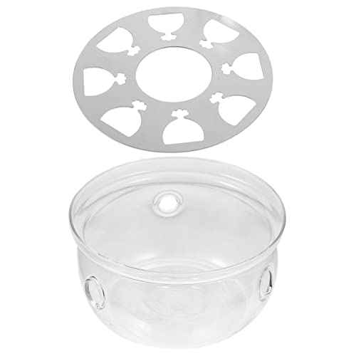 HIAKDOFT Teekannenwärmer Teekannen Heizbasis Transparent Rundes Design Praktisch für Teeliebhaber Teezeremonie Zubehör Teekannen Warmhalter Untersetzer für Zuhause und Büro HIAKDOFT Teekannenwärmer Teekannen Heizbasis Transparent Rundes Design Praktisch für Teeliebhaber Teezeremonie Zubehör Teekannen Warmhalter Untersetzer für Zuhause und Büro von HIAKDOFT