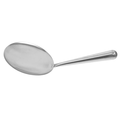 HIAKDOFT Tofu Schöpflöffel mit Flachem Boden Kurzer Griff Ergonomisch Vielseitig für Tofu Brain Reis Desserts Buffet Küchenhelfer für Zuhause und Gastronomie von HIAKDOFT