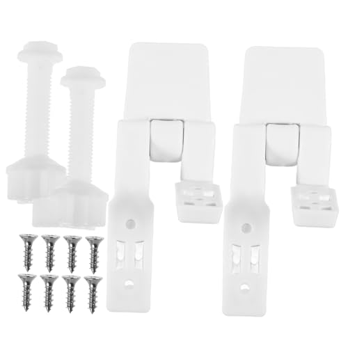 HIAKDOFT Toilettensitz Scharnier Ersatzset Teilig mit Kunststoff Schrauben und Muttern Einfache Montage Kompatibel mit Meisten Wc Sitzen Langlebige Befestigung für Toilettendeckel HIAKDOFT Toilettensitz Scharnier Ersatzset Teilig mit Kunststoff Schrauben und Muttern Einfache Montage Kompatibel mit Meisten Wc Sitzen Langlebige Befestigung für Toilettendeckel von HIAKDOFT