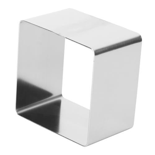 HIAKDOFT Tortenring aus Edelstahl quadratische Ringform Silber Mousse-Kuchenform Kuchen backen Größe kochplatte quadratische Mousse-Torte Mousseform Tortenringform HIAKDOFT Tortenring aus Edelstahl quadratische Ringform Silber Mousse-Kuchenform Kuchen backen Größe kochplatte quadratische Mousse-Torte Mousseform Tortenringform von HIAKDOFT