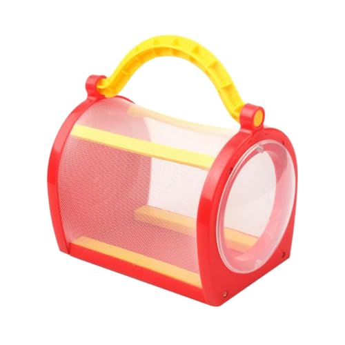 HIAKDOFT Tragbarer Insektenkäfig mit Griff Rotes Outdoor Ab Jahren Faltbares Terrarium zum Fangen und Beobachten von Schmetterlingen und Anderen Insekten Leichtes Naturerlebnis HIAKDOFT Tragbarer Insektenkäfig mit Griff Rotes Outdoor Ab Jahren Faltbares Terrarium zum Fangen und Beobachten von Schmetterlingen und Anderen Insekten Leichtes Naturerlebnis von HIAKDOFT