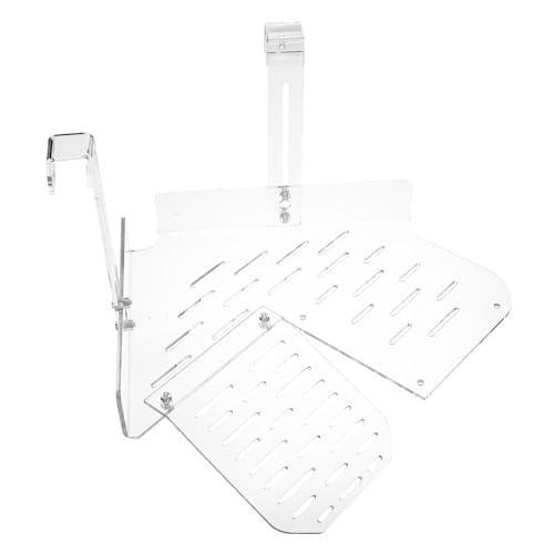 HIAKDOFT Transparente Acryl schildkrötenplattform mit Hänge Design Langlebige Ruhe Sonneninsel für Wasserschildkröten Aquariumfreundliche Basking terrasse Sicherer Lebensraum für Reptilien von HIAKDOFT