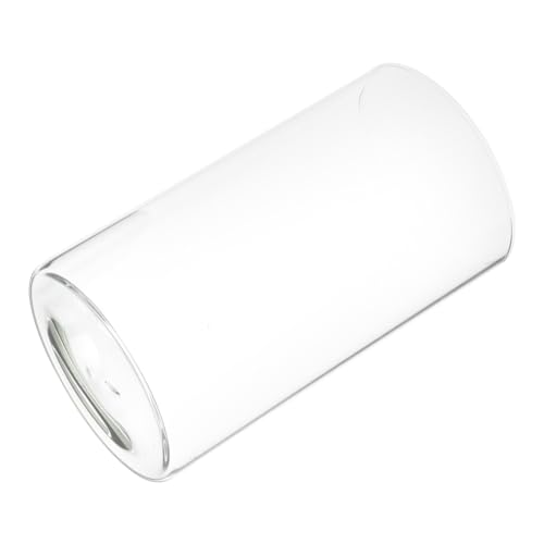 HIAKDOFT Transparente Glaszylinder Vase Hydroponische Pflanzgefäße Europäischer Stil Blumenvase für Tischdeko Dekorativer Blumenbehälter von HIAKDOFT