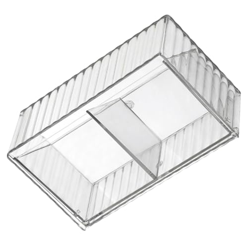 HIAKDOFT Transparente Wandhalterung Aufbewahrungsbox für Wattestäbchen und Wattepads mit Deckel Großer Kapazität Staubgeschützt Platzsparend für Bad und Schlafzimmer HIAKDOFT Transparente Wandhalterung Aufbewahrungsbox für Wattestäbchen und Wattepads mit Deckel Großer Kapazität Staubgeschützt Platzsparend für Bad und Schlafzimmer von HIAKDOFT