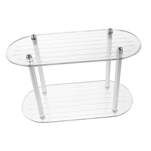 HIAKDOFT Transparentes Abnehmbares Makeup aufbewahrungsregal aus Robustem Material Multifunktionaler Organizer für Badezimmer Schlafzimmer Schreibtisch zur Kosmetik Kleinteile aufbewahrung HIAKDOFT Transparentes Abnehmbares Makeup aufbewahrungsregal aus Robustem Material Multifunktionaler Organizer für Badezimmer Schlafzimmer Schreibtisch zur Kosmetik Kleinteile aufbewahrung von HIAKDOFT