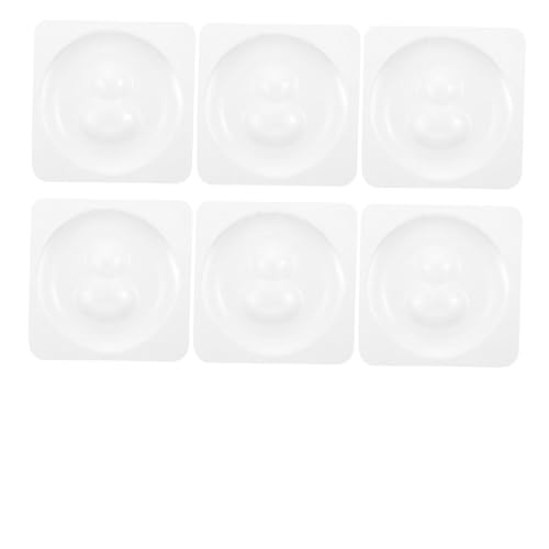 HIAKDOFT Transparentes Silikon Türgriff Schutzpolster Selbstklebende Geräuschdämpfende Türstopper Pads Langlebig Rutschfest Schützend für Wand und Türgriff von HIAKDOFT