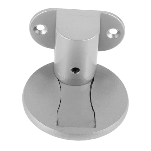 HIAKDOFT Verstellbarer Türstopper aus Aluminiumlegierung ohne Bohren mit Klebe und Schraubbefestigung Robuster Stoßdämpfer für Wand und Türschutz Geeignet für Verschiedene Türstärken und von HIAKDOFT