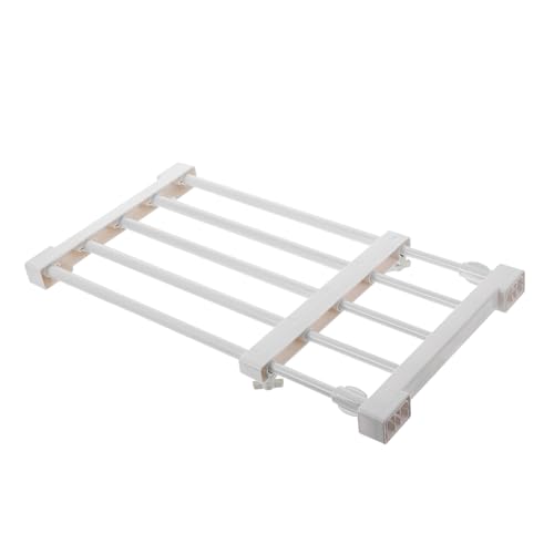 HIAKDOFT Verstellbares Erweiterbares Kleiderschrank Regal aus Weißem Stapelbarer Aufbewahrungsorganizer Tragkraft für Schlafzimmer Küche und Vielseitige Raumordnung HIAKDOFT Verstellbares Erweiterbares Kleiderschrank Regal aus Weißem Stapelbarer Aufbewahrungsorganizer Tragkraft für Schlafzimmer Küche und Vielseitige Raumordnung von HIAKDOFT