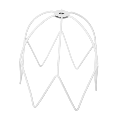 HIAKDOFT Vintage Metall Lampendraht Käfig Hängeleuchte Lampenschirm Französischer Landhausstil Handgefertigt Robustes Metall Diy Verstellbar Dekorativer Lampenrahmen für Industrielle von HIAKDOFT