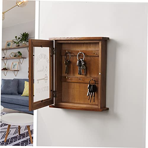 HIAKDOFT Schlüsselhalter Aufbewahrungsbox Zum Aufhängen Wand Schlüsselfach Für Hauseingang Praktische Schlüsselbox Wandmontage Schlüsselbox Halter von HIAKDOFT