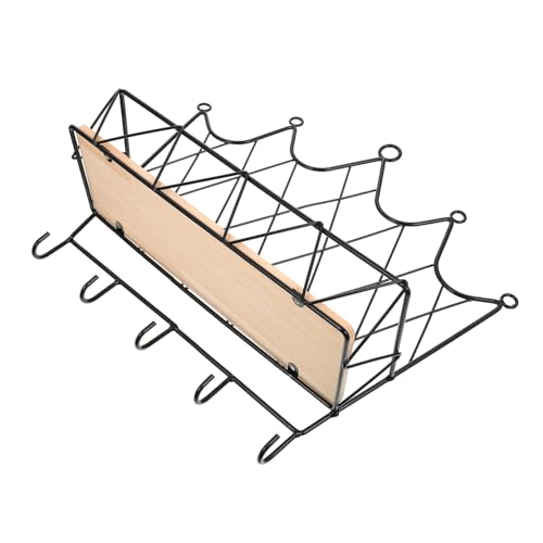 HIAKDOFT Wandregal ohne Bohren mit Dekorativer Kronenform Stabiles Aufbewahrungsregal für Zuhause Multifunktionaler Hängehalter für Bad Schlafzimmer Küche Platzsparend und Robust HIAKDOFT Wandregal ohne Bohren mit Dekorativer Kronenform Stabiles Aufbewahrungsregal für Zuhause Multifunktionaler Hängehalter für Bad Schlafzimmer Küche Platzsparend und Robust von HIAKDOFT