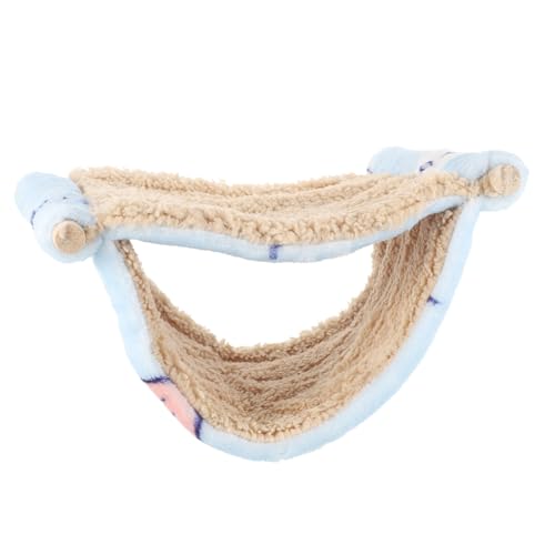 HIAKDOFT Warmes Komfortables Hamster hängematten doppelbett für Kleine Haustiere Gemütliches Schlafnest Vielseitig Einsetzbar für Winter Geeignet für Zwerghamster Meerschweinchen von HIAKDOFT