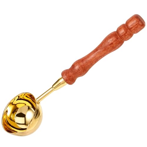 HIAKDOFT Wax Seal Melting Löffel aus Hochwertigem Material Leicht und Kompakt zum Schmelzen von Siegelwachs und Wachssticks Einfach zu Reinigen für DIY Wachssiegel Bastelarbeiten von HIAKDOFT