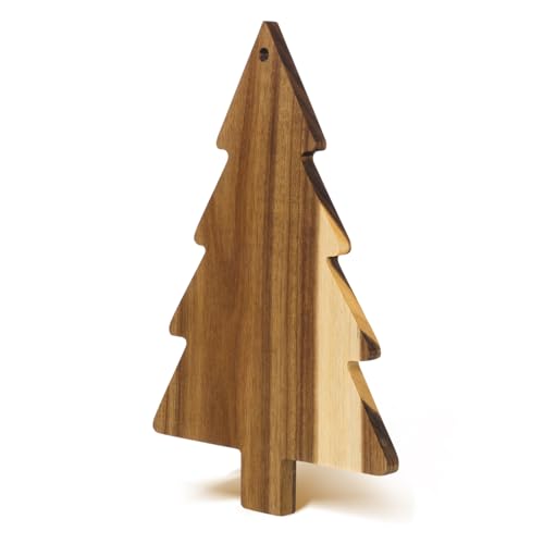 HIAKDOFT Weihnachtsbaumförmiges Schneidebrett aus Holz Praktisches und Käsebrett Festliches Charcuterie Board Vielseitig für Brot Obst Pizza für Küche und Restaurant HIAKDOFT Weihnachtsbaumförmiges Schneidebrett aus Holz Praktisches und Käsebrett Festliches Charcuterie Board Vielseitig für Brot Obst Pizza für Küche und Restaurant von HIAKDOFT