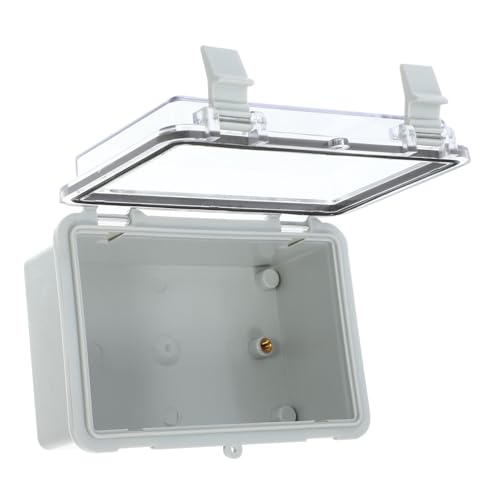 HIAKDOFT Wetterfeste Anschlussdose aus Kunststoff Abzweigdose für Außenanwendungen für Installation von Außenlampen und Laternen Robuste und Langlebige Kabelbox mit Einfachem Schutzbox für von HIAKDOFT