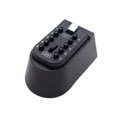 HIAKDOFT Wetterfeste Schlüsselbox Robustem Druckknopfcode Abschließbare Wand schlüsselsafe für Zuhause und Notfälle Rostfrei Portable Aufbewahrung für Ersatzschlüssel von HIAKDOFT