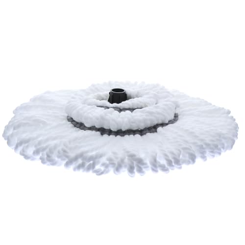 HIAKDOFT Wischmopp Ersatzkopf mit Starker Wasseraufnahme Mikrofaserbasiert Kratzfrei und Vielseitig für Fliesenböden Einfach zu Wechseln Effektive Reinigung und Geruchsentfernung von HIAKDOFT