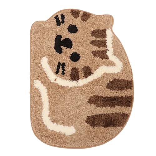 HIAKDOFT rutschfeste Katzenform Fußmatte aus TPR und Polyester Saugfähige Badezimmer und Eingangsdecke Schnelltrocknend Atmungsaktiv Schmutzabweisend für Flur Schlafzimmer Bad HIAKDOFT rutschfeste Katzenform Fußmatte aus TPR und Polyester Saugfähige Badezimmer und Eingangsdecke Schnelltrocknend Atmungsaktiv Schmutzabweisend für Flur Schlafzimmer Bad von HIAKDOFT