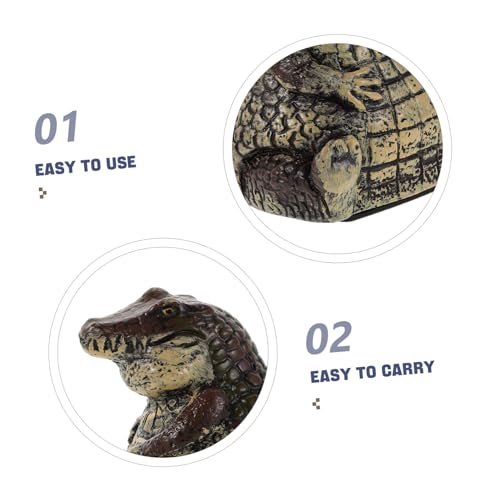 HIAKDOFT wasserdichte Schlüsselversteck Krokodil Schlüsselbox Außen Versteckter Safe für Garten Terrasse Antidiebstahl Miniatur Figur Gartendekoration HIAKDOFT wasserdichte Schlüsselversteck Krokodil Schlüsselbox Außen Versteckter Safe für Garten Terrasse Antidiebstahl Miniatur Figur Gartendekoration von HIAKDOFT