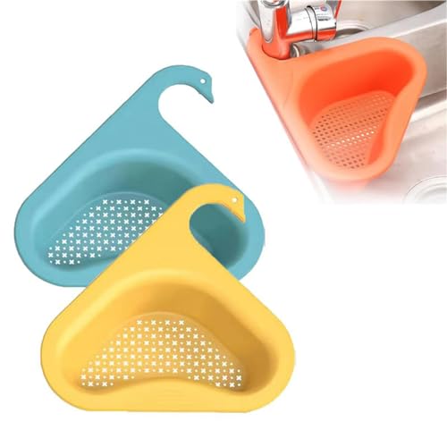 Foodypopz Sink Strainer - Ea-Zy Strainer Pro, Faucet Hanging Filter Basket, Kitchen Sink Drain Basket von HIARAN