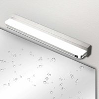 Hiasdfls - Badezimmerspiegelleuchte led Spiegelleuchte 9W 600LM led Spiegelleuchte Wandleuchte Badezimmer Kaltweiß 6000K Edelstahl led Spiegelleuchte von HIASDFLS