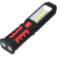 Hiasdfls - LED-Arbeitsleuchte, Inspektionslampe, 3 w, cob, ultrahelle USB-wiederaufladbare Lampe mit 180 Grad drehbarer Magnetbasis für Camping, von HIASDFLS