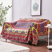 Hiasdfls - Sofadecke Couchüberwürfe Bettüberwurf Bettdecke Stuhlüberwurf Reisedecke Dekorative Decke Couchbezüge mit Bommelmuster 130cm180cm von HIASDFLS